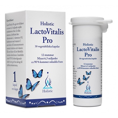 holistic lactovitalis pro probiotyk dobre bakterie kwasu mlekowego ryboflawina b2 witamina c probiotyczne bakterie 12 szczepow